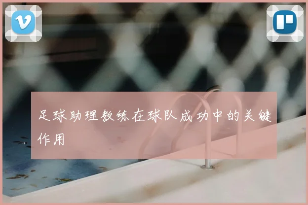 足球助理教练在球队成功中的关键作用
